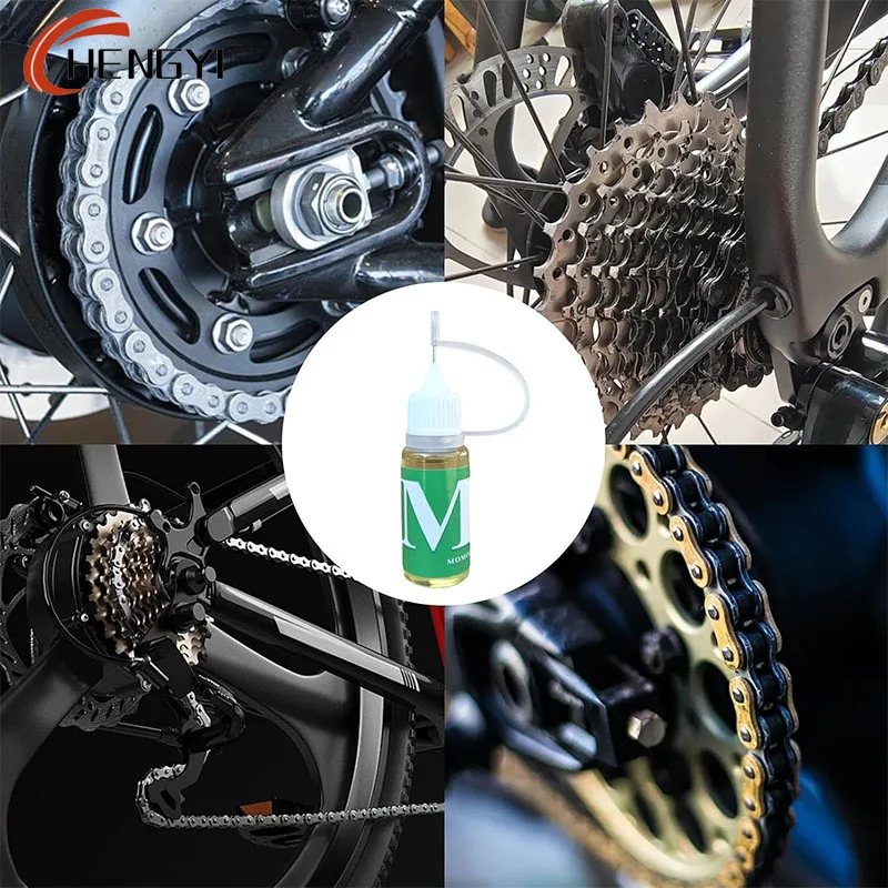 

10pc Portable Chain Lube 10ml High Temperature Resistant Motorcycle Cycle Chain Lubricant Odorless Road Bike MTB Chain Lubricant