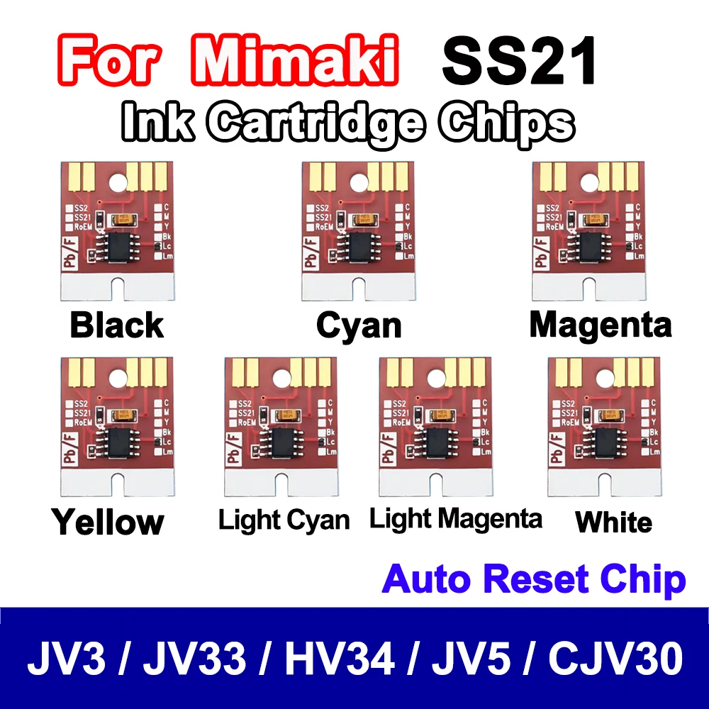 Image of Mimaki SS21 Tintenpatrone Auto Reset Chip für Mimaki JV33 CJV30 JV3 JV5 Permanent Chip