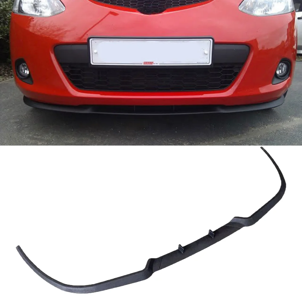 For Mazda 2 2011-2014 CUPRA R FRONT SPOILER FRONT BUMPER LIP Spoiler lip universal 3pcs body kit Spor tuning Protector