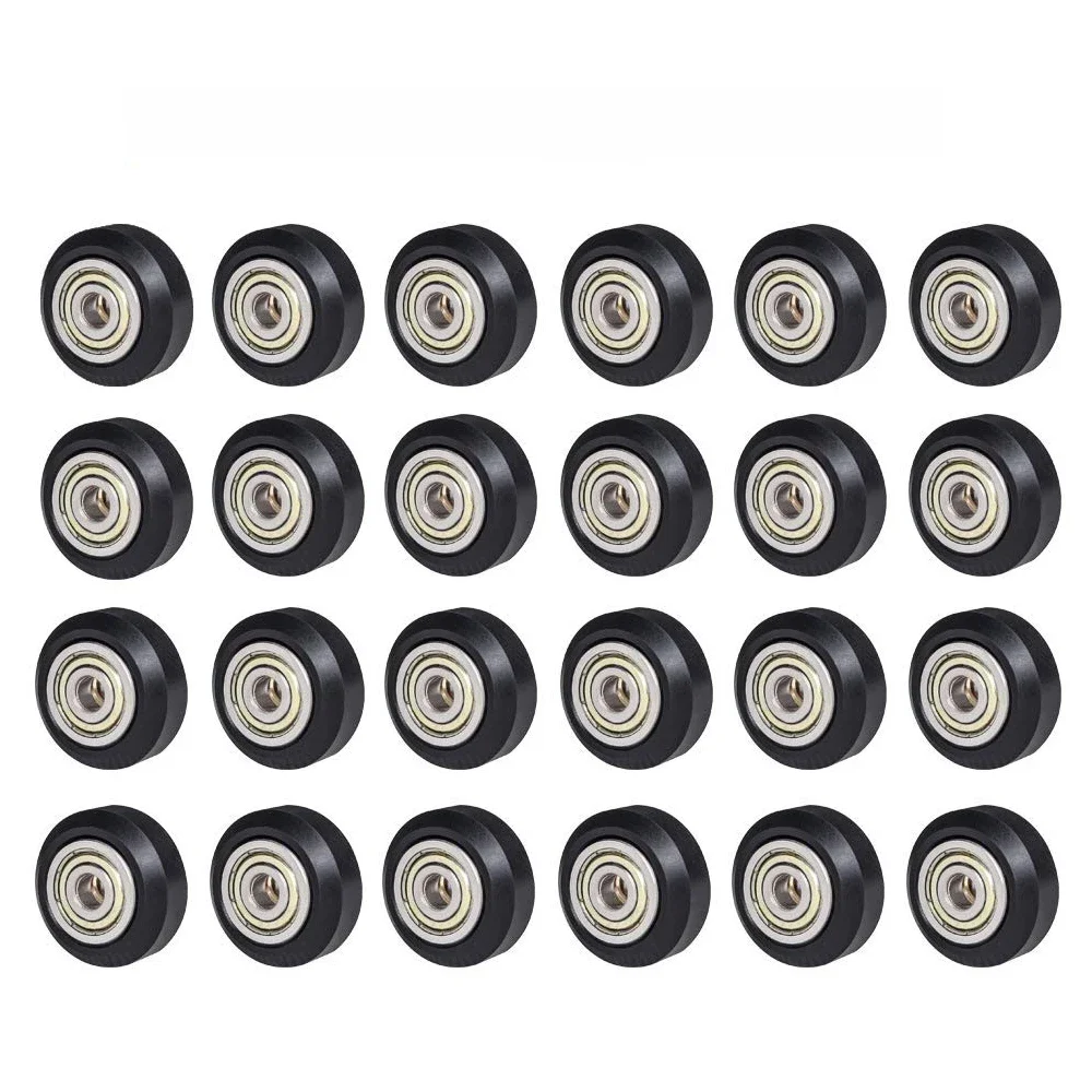 1/5/10/24PCS CNC Kunststoff POM Große Kleine Rad Mit Lager Umlenker V-Slot Aluminium Profil perlin Pulley Für 3D Drucker Ender3 V2