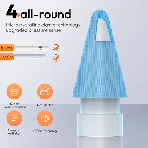 Imagen 2 del producto Puntas de repuesto para Apple Pencil de 1a/2a generación, puntas iPencil sin desgaste, actualizadas para iPad Pro Pencil 2/1 Gen 