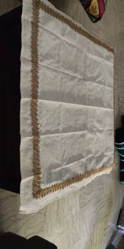 Cotton Linen Jute Lace Tablecloth for Wedding Home Party Dining Banquet Decoration Flax Fabric Table Cloth Luxurious Table Cover photo review