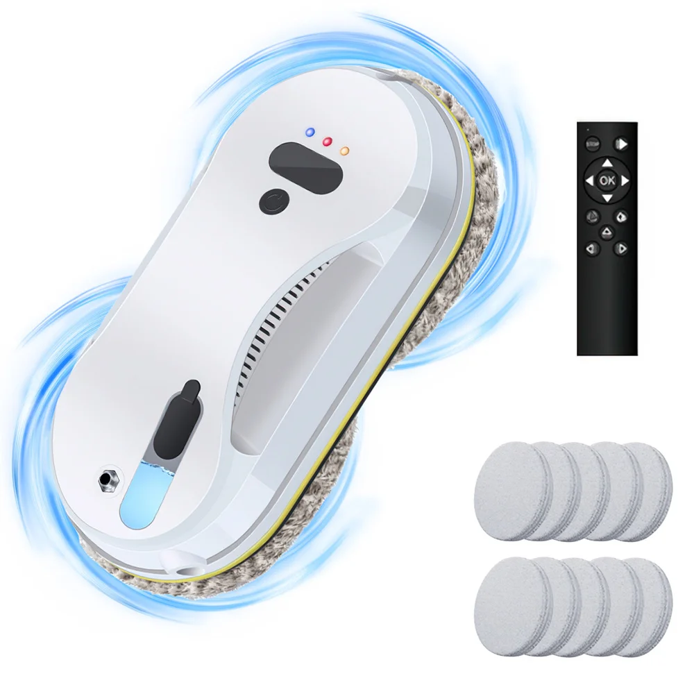 House Windows automatic water spray clean robot vacuum cleaner remote control electric window wiper House glass wiper