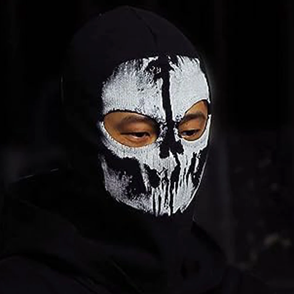 Halloween Mask Movie War Game Call Commander Party Mask Unisex Balaclava Mask Cosplay Ghosts Skull Mask Headwear