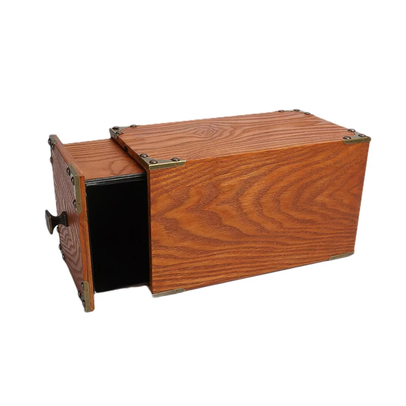 Wooden Drawer Box (28cm*15cm*15cm) Magic Tricks Production Box Appear Vanish Magia Magician Stage Illusions Gimmick Mental Props