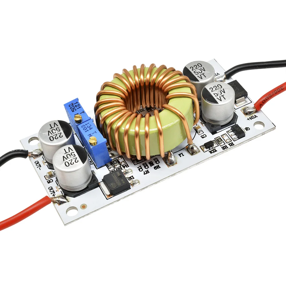 500W/250W 10A Step-Up-Netzteil DC 8,5V-48V auf 10-50V Boost-Konverter Konstantspannungs-Strom-Antriebsmodul Einstellbar CC CV – Detail 4