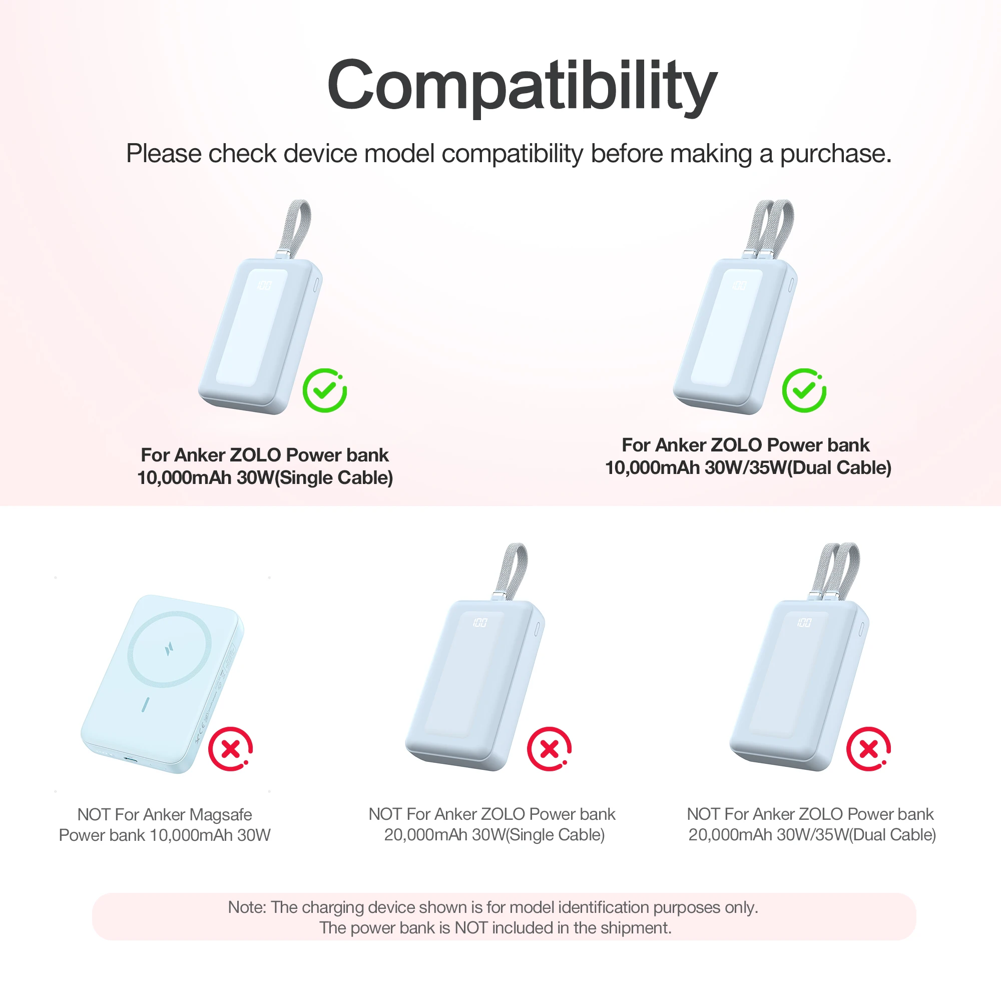 SIKAI Silicone Case For Anker Nano Power Bank 10,000mAh 30W USB-C Portable Charger with Built-In Cable Shockproof Travel Case view 2