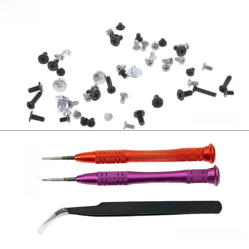 JCD – jeu complet de vis avec tournevis croisé à trois ailes, pour Console Switch NS/contrôleur Joy-Con, pièces de rechange