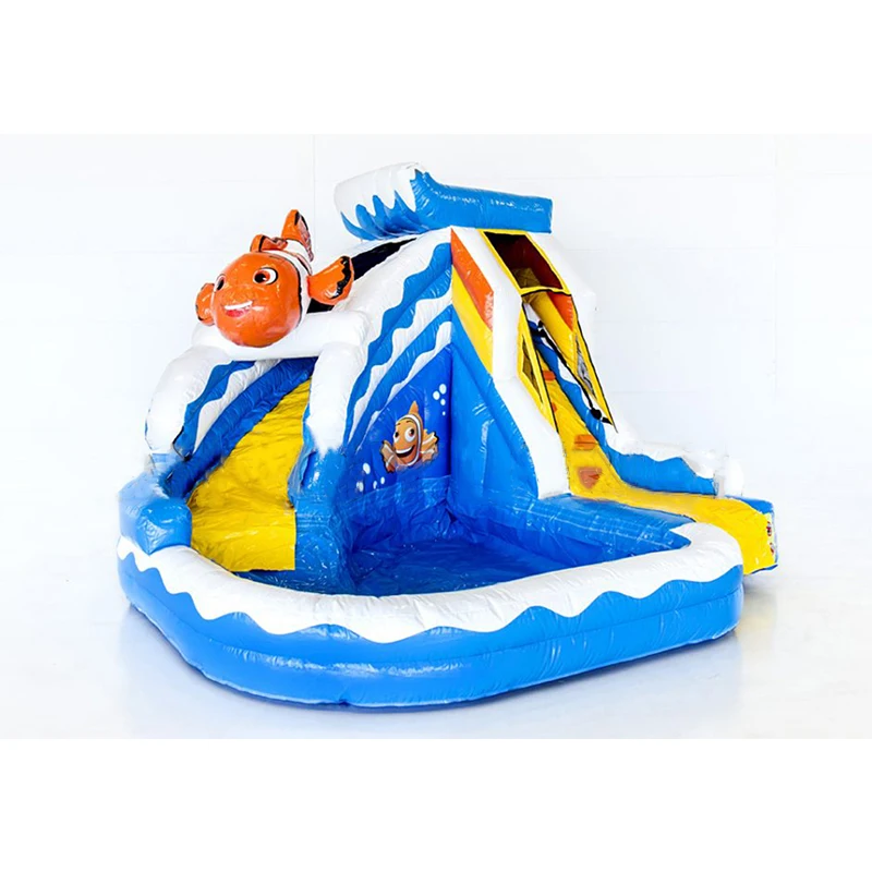 Children water park equipment inflatable water slide inflatable pool slide