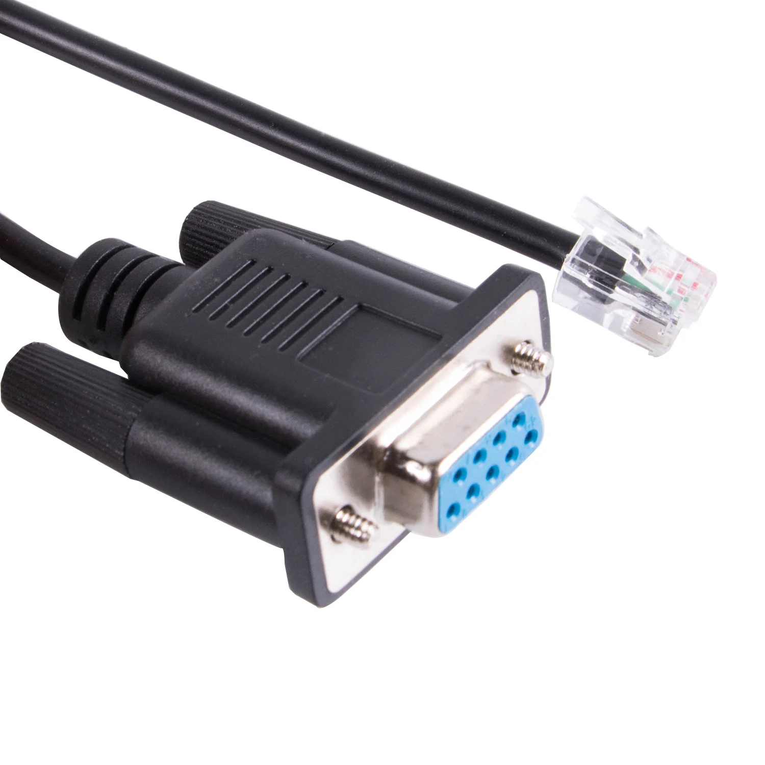 DB9 to RJ10 RJ11 6P4C Serial RS232 Converter BMS Console Cable for Pylontech Phantom-S US2000 or US3000