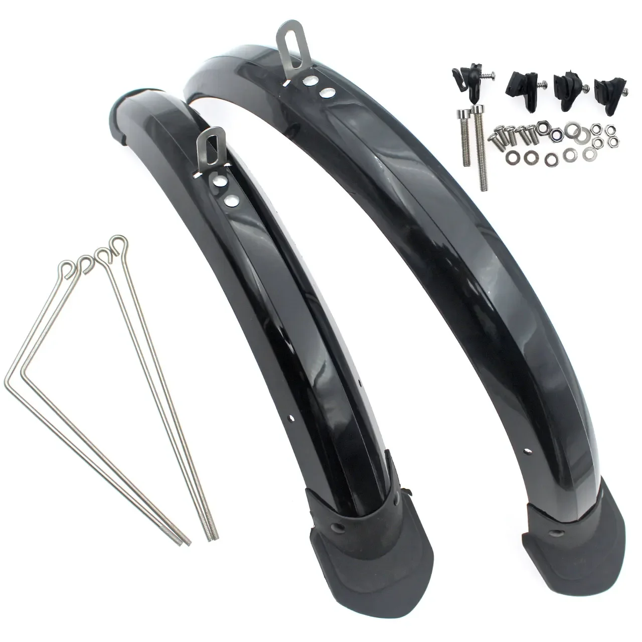 AliExpress NowAct 14 16 inch folding bicycle mudguard for 412 dahon V brake disc brake bike fender front rear mud