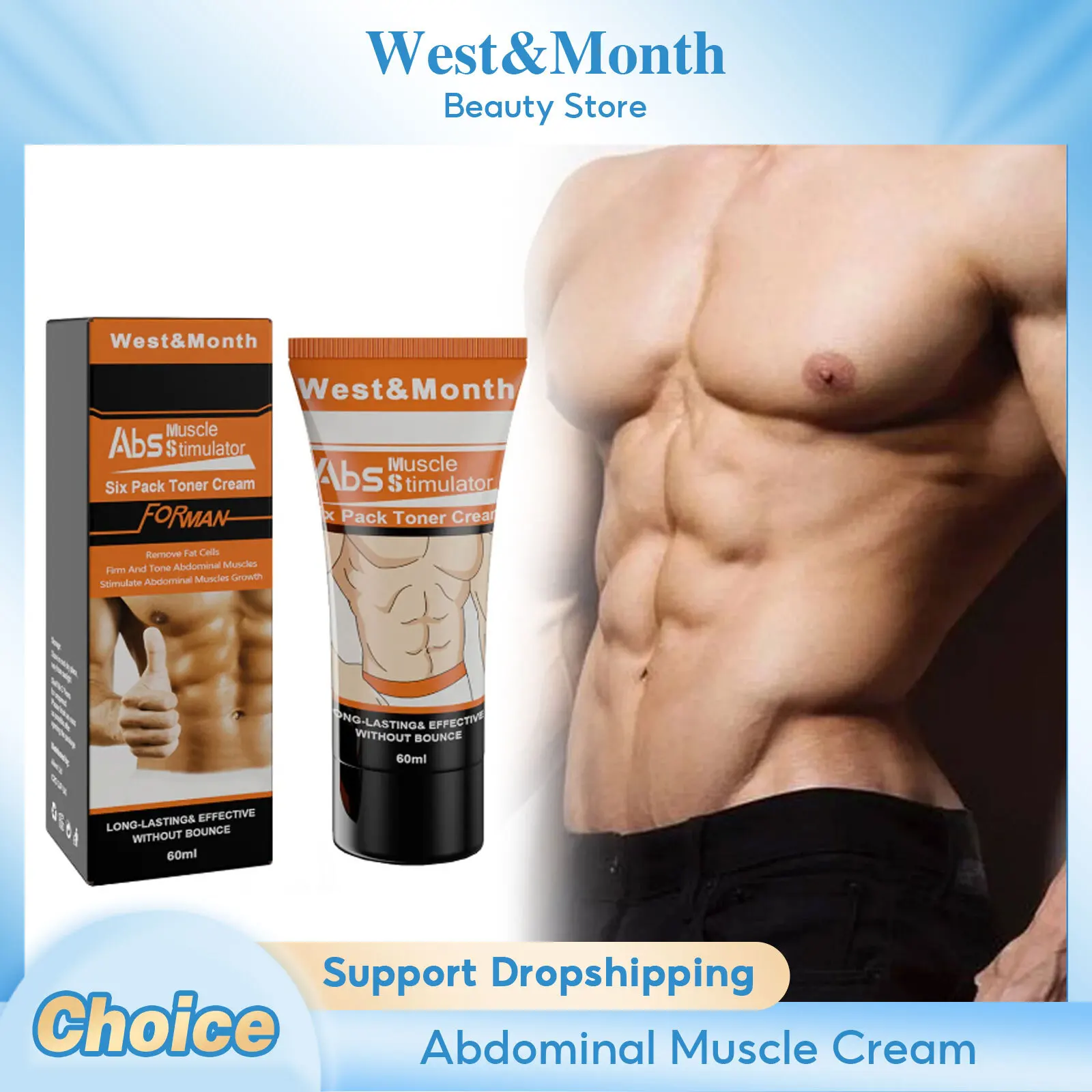 Abdominal Muscle Cream Anti Cellulite Fat Burning Boost Metabolism Sweating Enhance Muscle Activit Remove Weight Muscle Cream