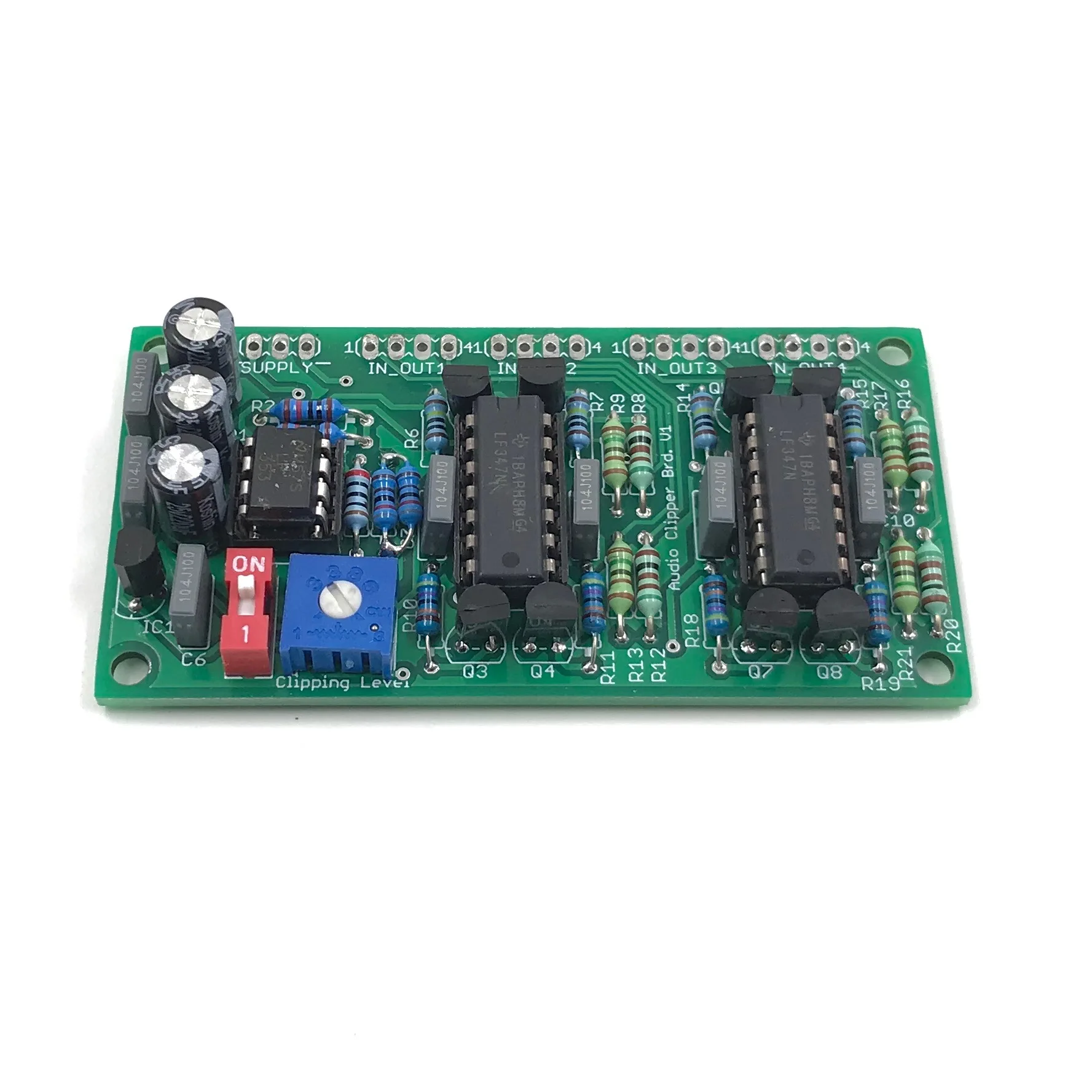 Audio Clipper Circuit Module for FM Broadcasting with Stereo Generator Encoder and PLL Transmitter Quad Channel