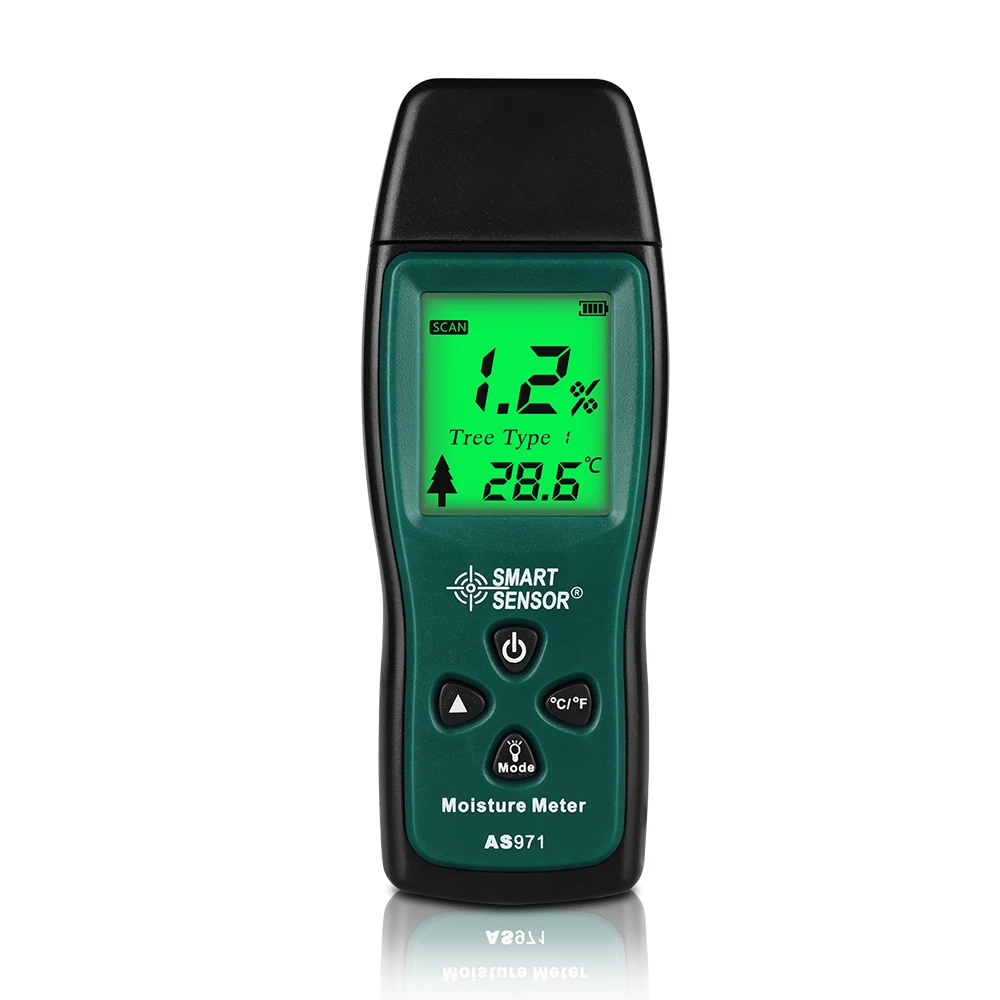 Digital Wood Moisture Meter Timber Damp Detector paper moisture analyzer with Measuring Range 2%~70%