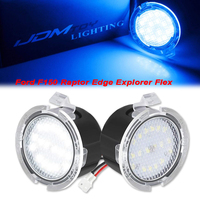 2pcs Side Mirror Puddle Light LED Lamp for Ford F150 Explorer Edge Expedition Flex Fusion Taurus X Mondeo MK5