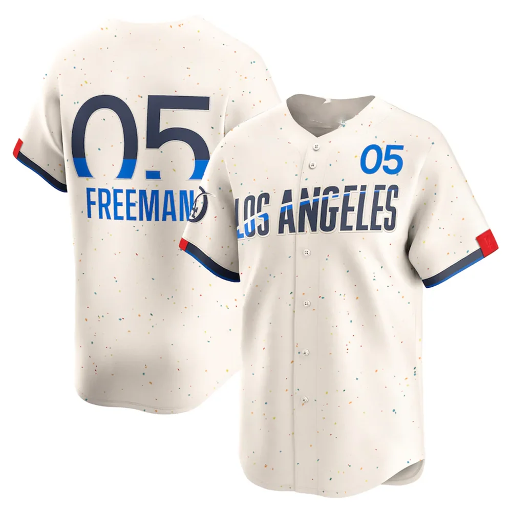 24 Summer Hot Sale Los Angeles Baseball Shirt Breathable Short Sleeve Dodgers Men's and Women's Tops Children's Training Jerseys