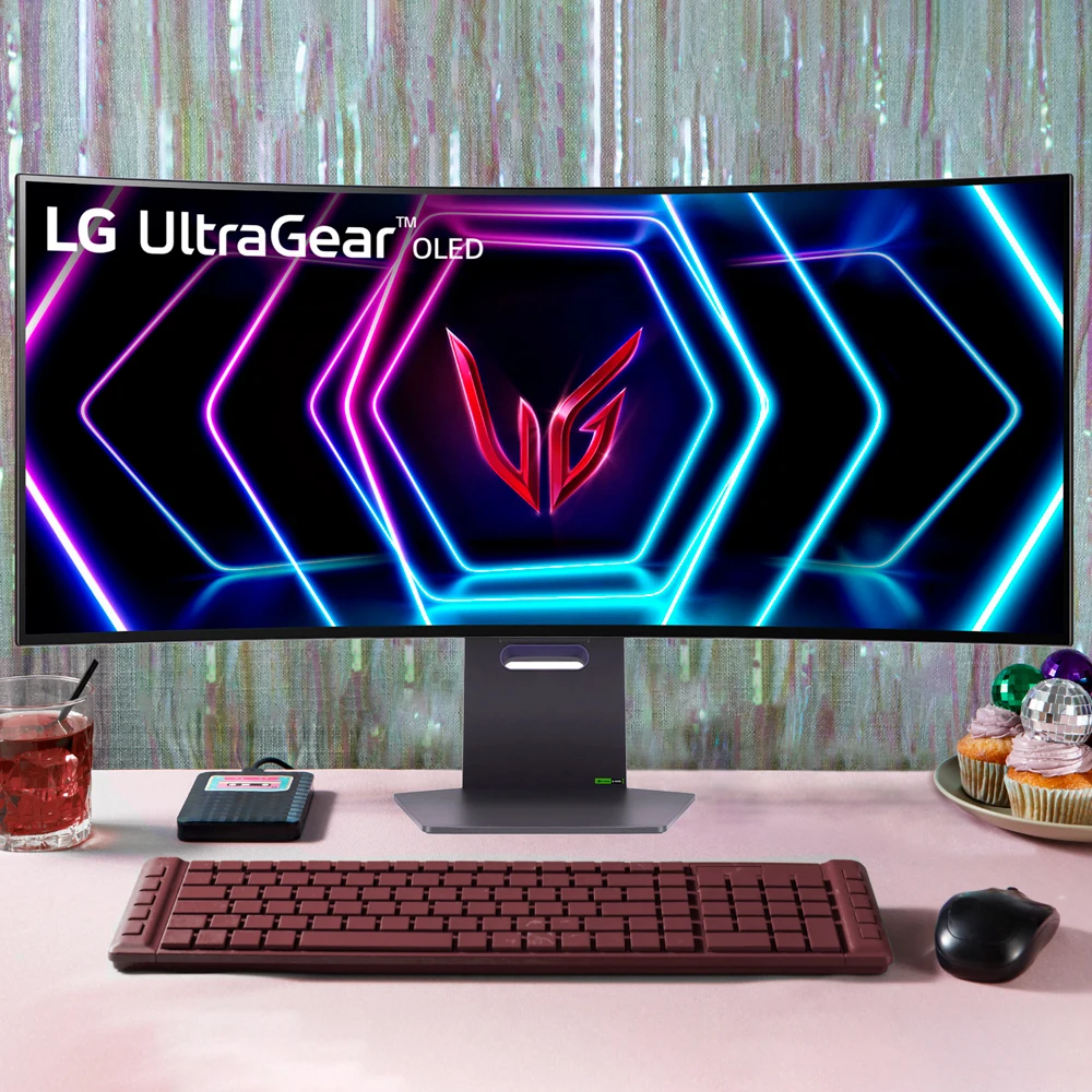 LG Monitor 39GS95QE 99.1cm 39 inch 21:9 OLED WQHD 240Hz curved 800R ultra gear gaming monitor