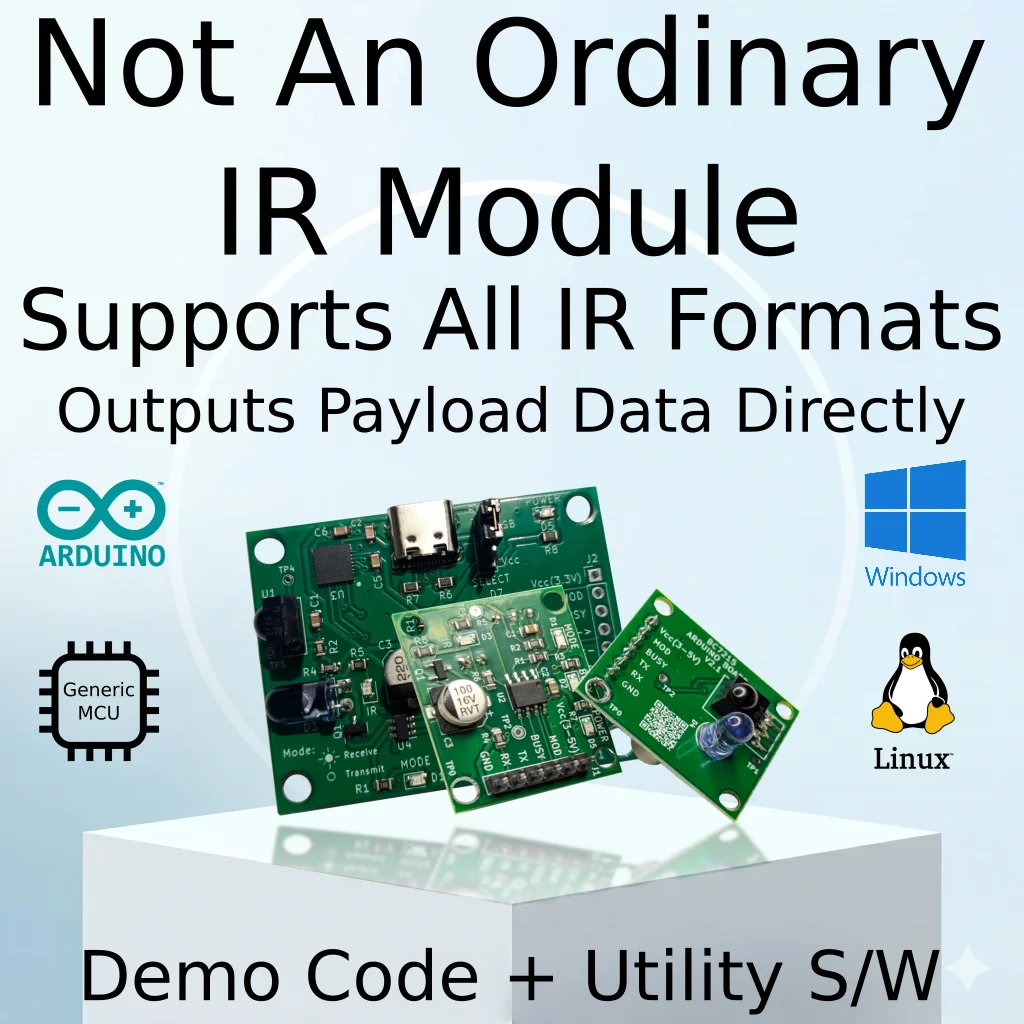 IR Module, IR Analyzer, Receiver Module, Transimitter Module, Transeiver Module, IR Decoding Module, BC7215 Module