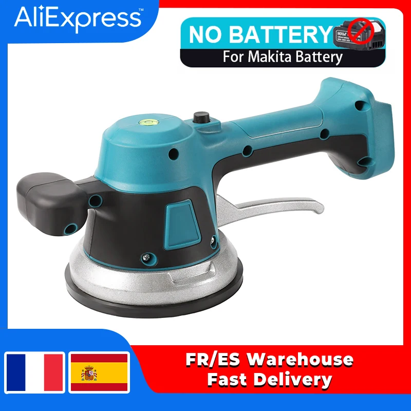 Cordless Tiler Vibrator Tiling Machine 6 Speed Automatic Tiles Leveling Adjustment Absorb Power Tool For Makita 18V Battery