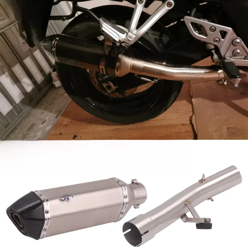 Silencieux de système d'accès moto, DB Killer, Escape Moto Pipe, SUZUKI GSF650 GSF1250 GSX650F GSF 650 1250 GSX 650F 2007 - 2018
