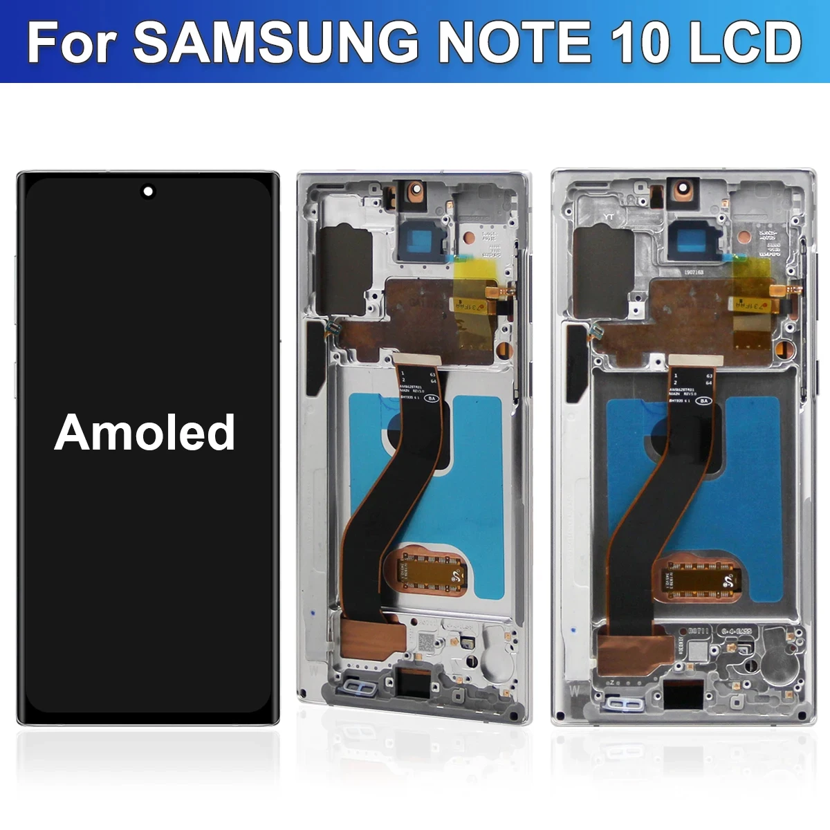 Imagem -04 - Tela Tft Amoled para Samsung Galaxy Note 10 Lcd Toque N970f Substituição Tela