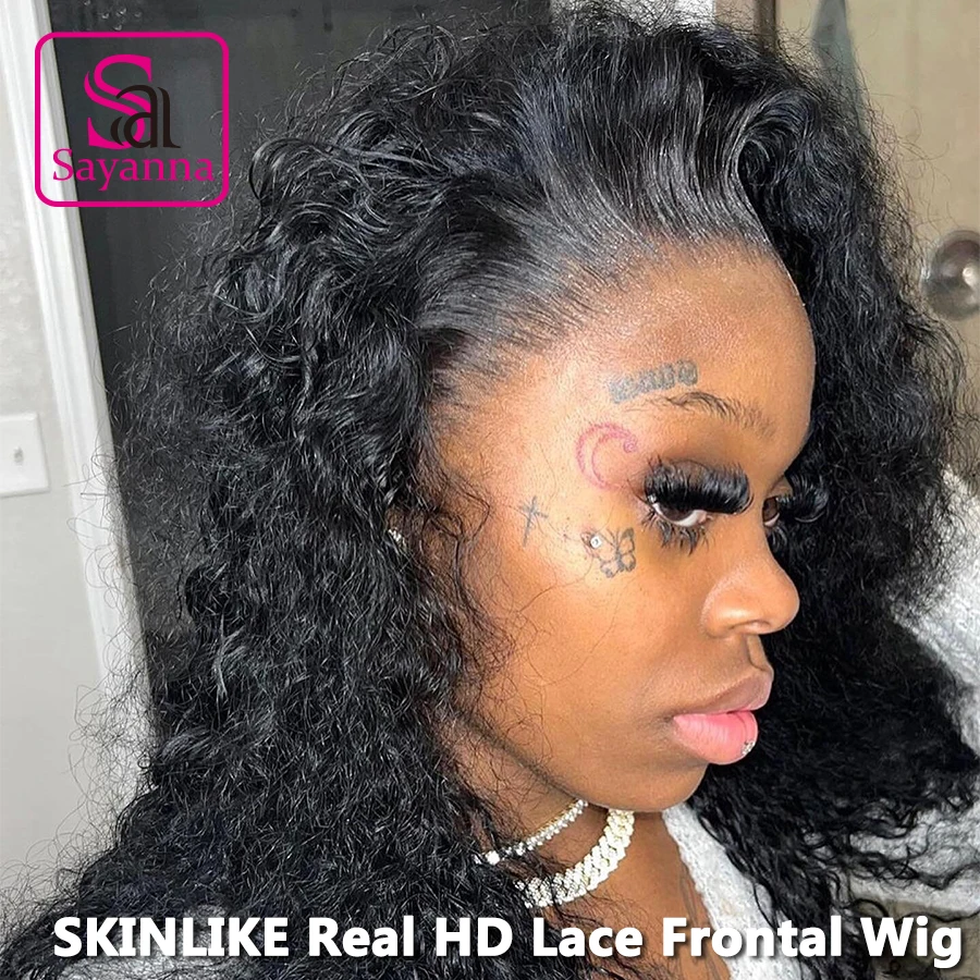 

Water Wave HD Lace Wig 13x6 Human Hair Curly Hair 13x4 Lace Front Wig Pre Plucked Melt Skins 5x5 HD Lace Closure Wig for Women