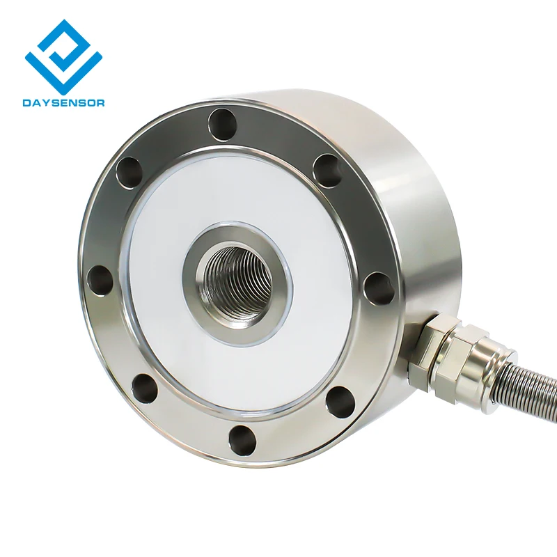 Wheel Shape Load Cell Spoke Compression Tension force Sensor 500 kg 1/5/10/100/500 ton Pancake Pressure Conductor High precision