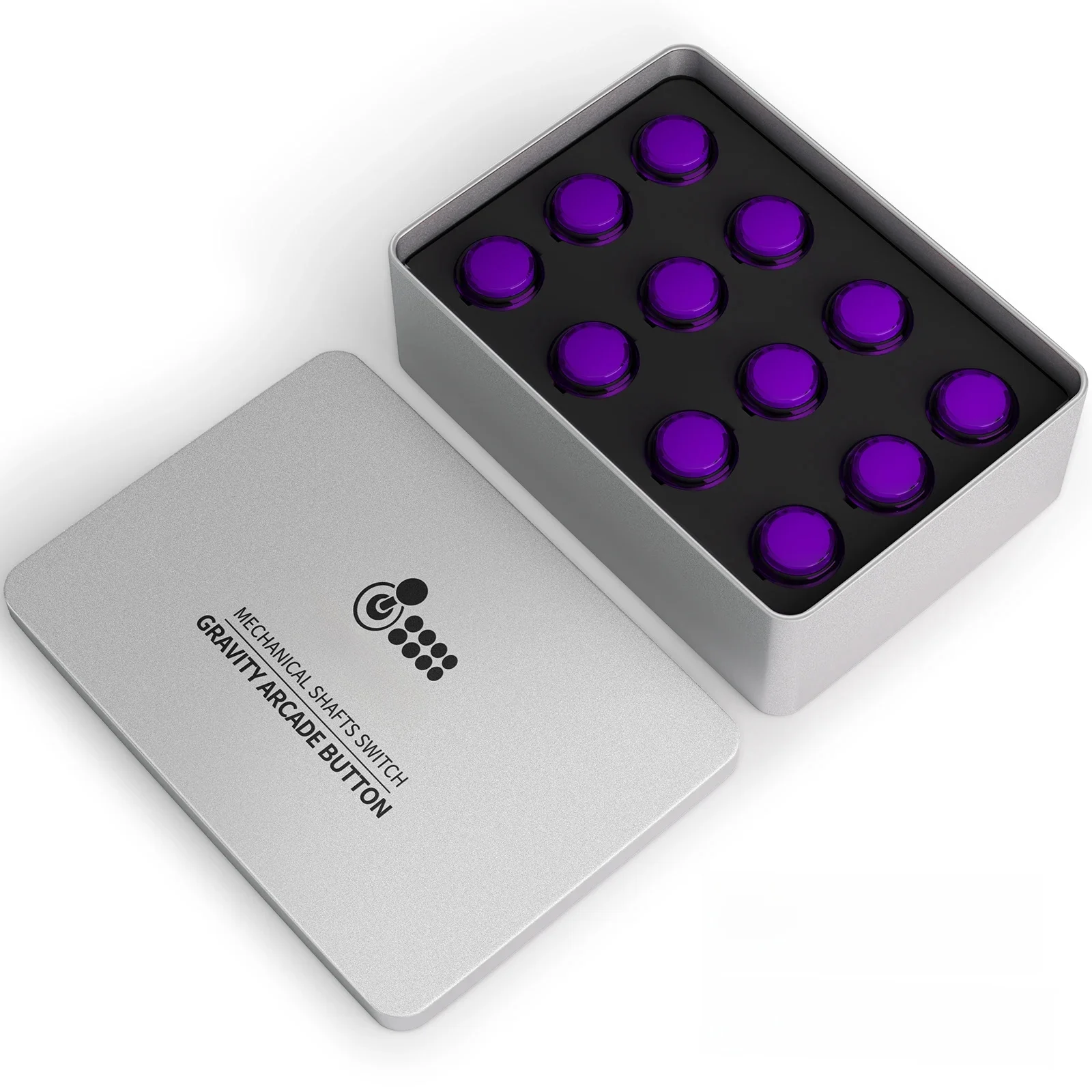 Przyciski Arcade QANBA Gravity KS, Mechaniczne Przełączniki, Ciche Przyciski 30mm 24mm, Wtykowe Gałki Arcade, Części DIY (W Pudełku) — zdjęcie produktu 7