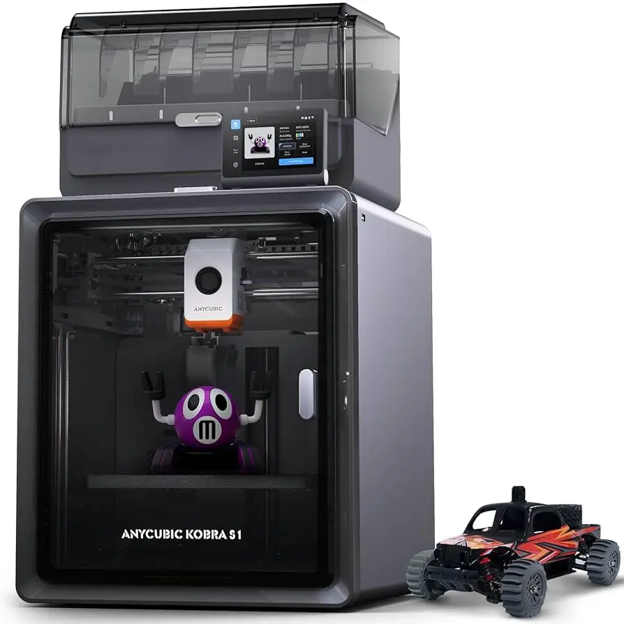NIEUW AANKOMEN ANYCUBIC KOBRA S1 COMBO VS ORIGINELE PRUSA MK4 -3D PRINTER.