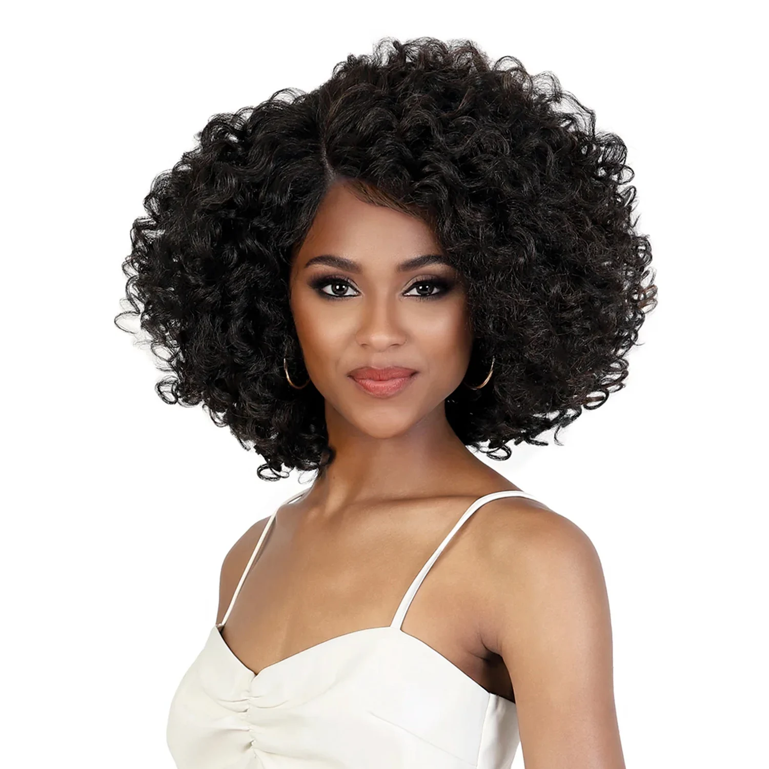 

Синтетический парик Motown Tress HD с кружевом спереди, бесклеевой гибкий кружевной парик LUHD1.Lara