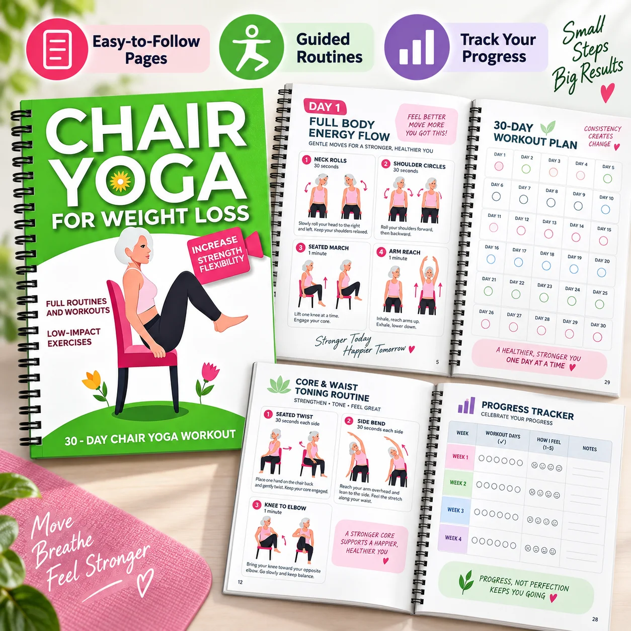 Chair Yoga Fitness Guide 5