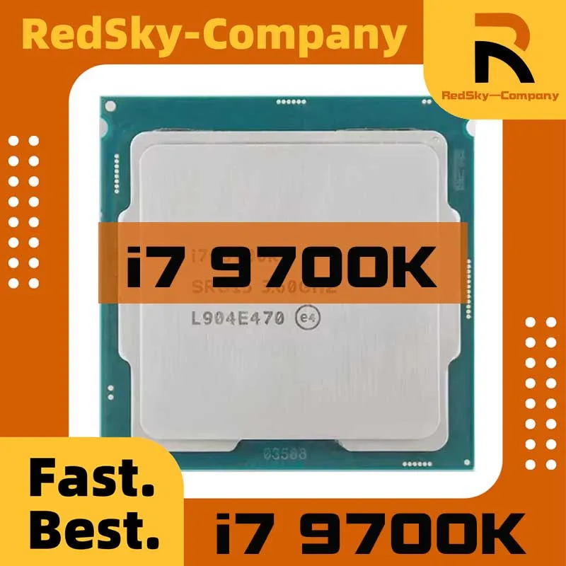 1pcs/lot perfect test Core i7-9700K i7 9700K 3.6GHz Eight-Core Eight-Thread LGA 1151 cpu processor