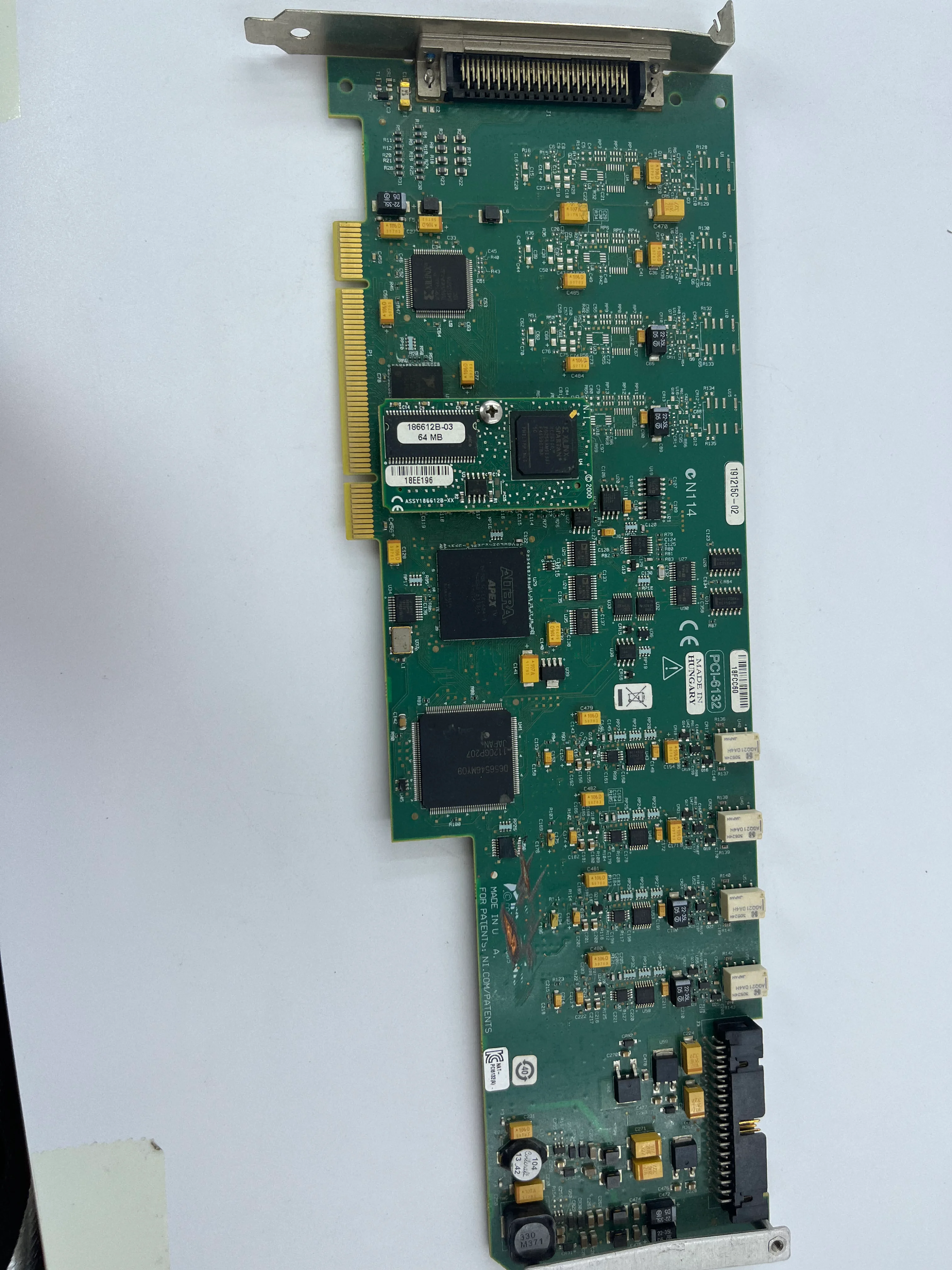 National Instruments NI PCI-6132 Data Acquisition DAQ Card