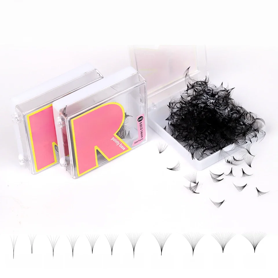 RUJADE-Extensions de cils 3D 5D 6D 8D 10D 12D 16D 20D, pré-faites, effet éventail