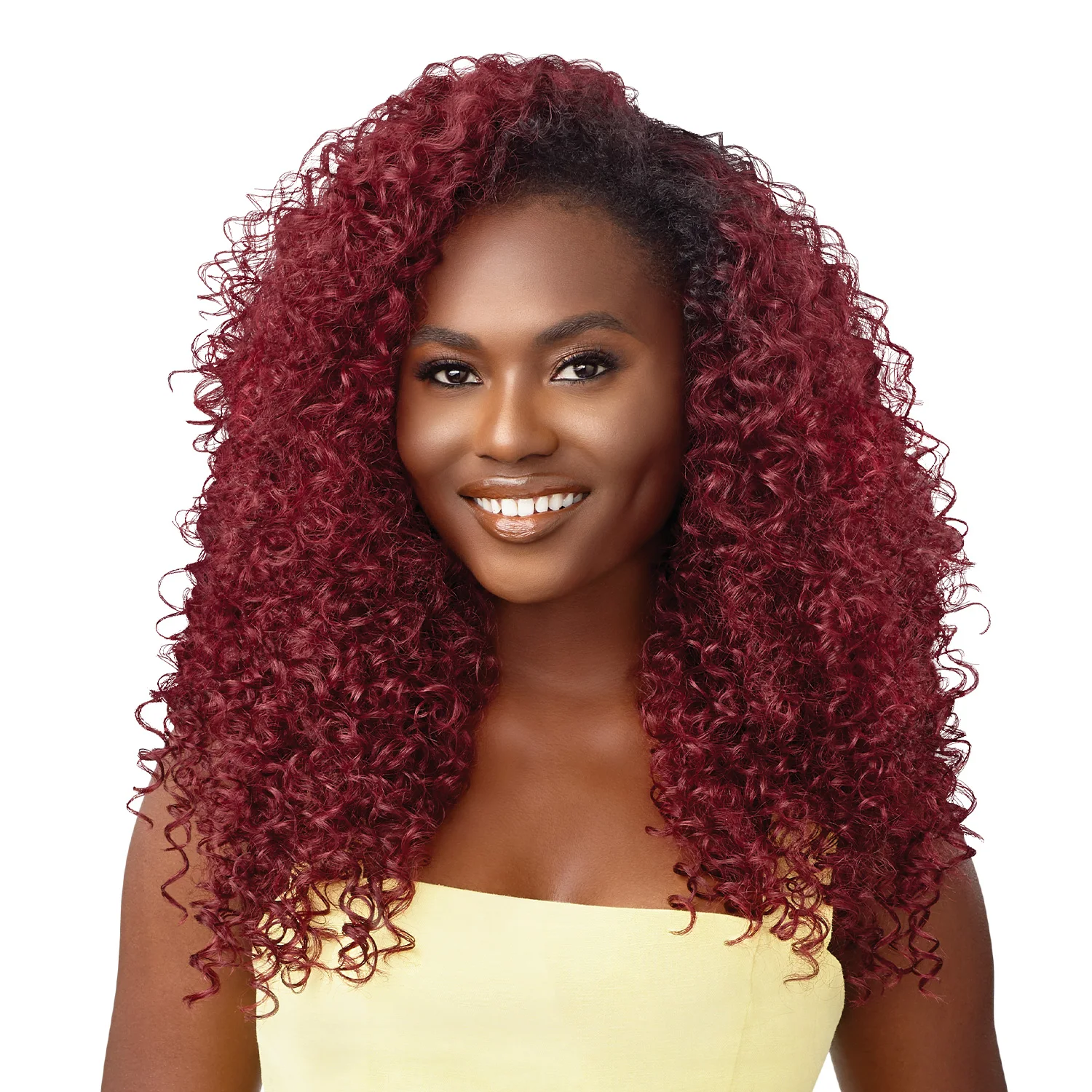 Outre Wig Converti-Cap Dominican Bounce - Tight Curl Style, Natural Look, Easy to Install, Versatile Styling