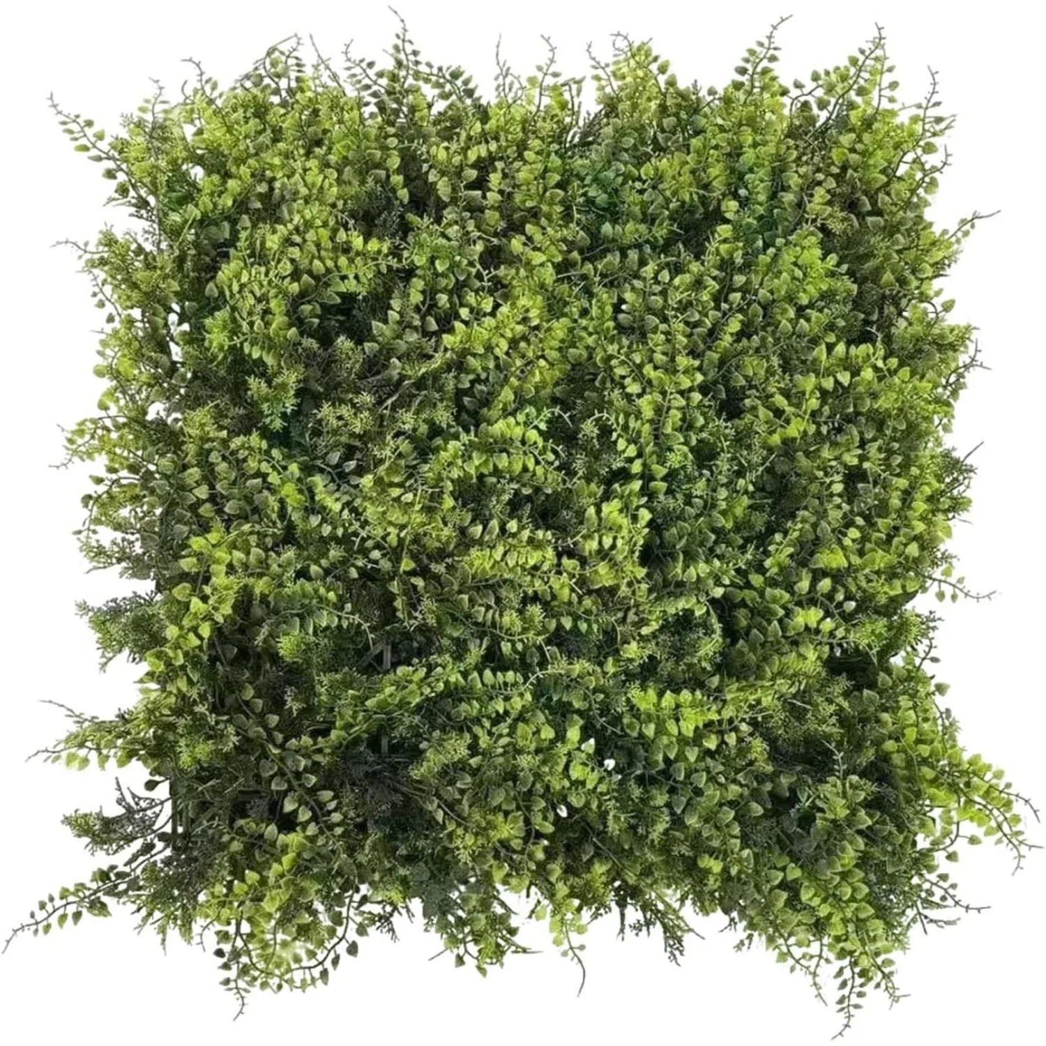 Dalles de buis artificiel 20 "x 20" pour mur végétal, fond vert, protection de l'intimité, protection solaire, tours vertes artificielles, décoration de jardin intérieur et extérieur
