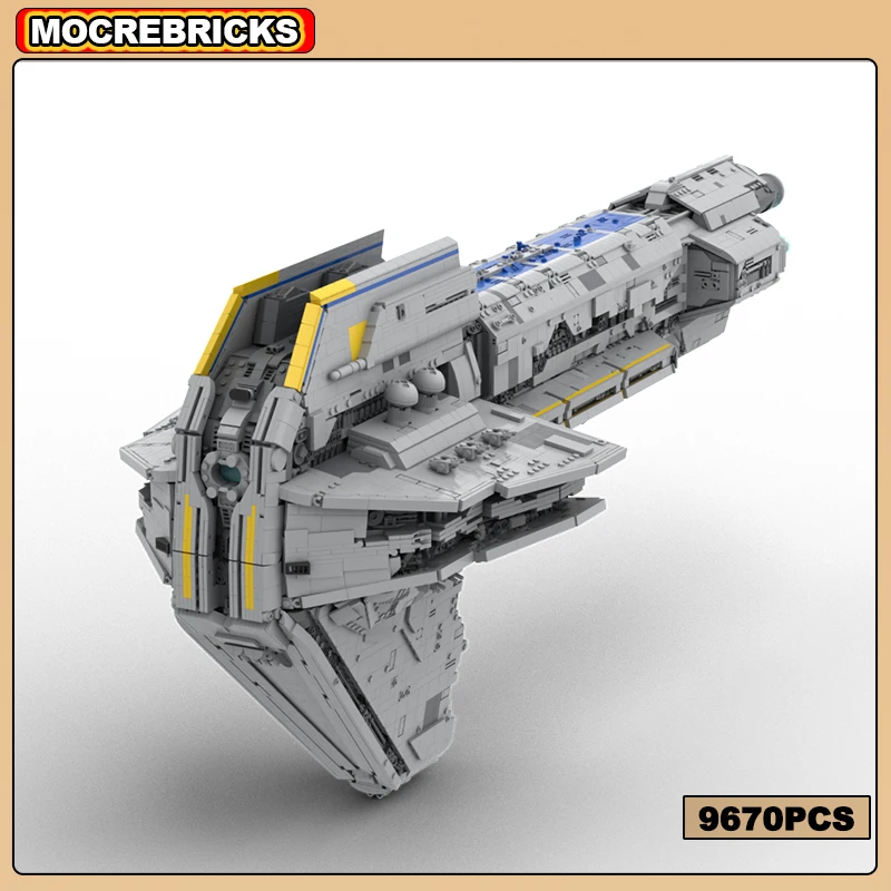 Lntersto.org-UCS Genic Leship MOC Attack Cruiser décennie s de construction Starhawk, Jouet en briques technologiques, Nadiri MK1, Modèle d'assemblage bricolage, Cadeau