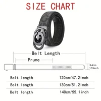 High Quality 3.4cm Leather Business Men High-Quality Designer Male Buckle Strap Jeans Accessory 2