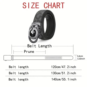 High Quality 3.4cm Leather Business Men High-Quality Designer Male Buckle Strap Jeans Accessory 2