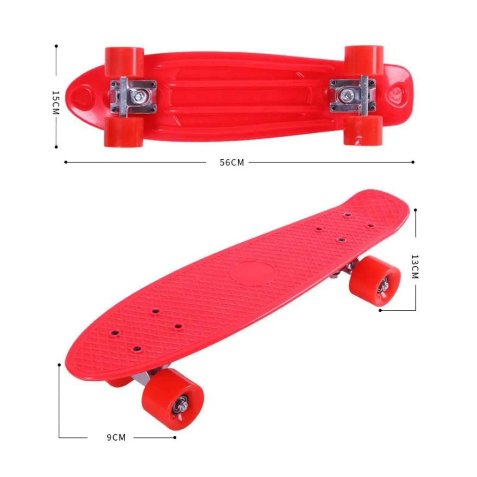 Penny Board Buntes Skateboard Leichtgewichtiges 27 Zoll Cruiser-Skateboard für Anfänger, Outdoor, Reisen – Detail 12