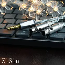 ZiSin DIY HIFI Headphone Upgrade Cable For Audeze LCD-2/ LCD-3/ LCD-4/ LCD-X/MM 500 XLR 4.4mm 2.5mm 6.35mm 2m 3m 5m