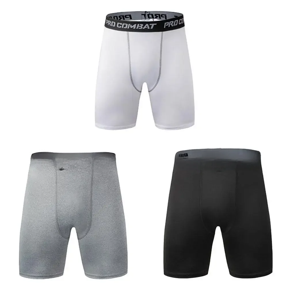 AliExpress 2024 Summer Men's New Sports Quick Dry Breathable Compression Tight Bottoms Basketball Fitness
