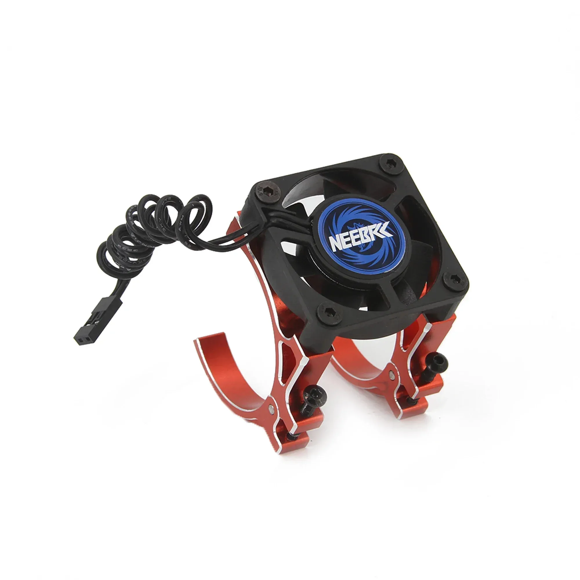 NEEBRC 30mm RC Cooling Fan 5V-12V DC Heatsink Aluminum Holder 25000RPM High Wind Rapid JST for 36mm Brushless Motor ESC Car Part