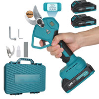 30mm Brushless Electric Pruning Shears Cordless Garden 2 Gears Electric Scissors Beautify Tool for 18V Battery