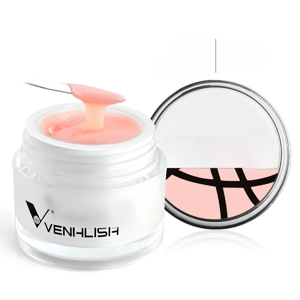 30ml Venalisa constructeur gelée Gel français tremper UV LED Poly Gel pour ongles perle rose drôle lapin Extension d'ongle manucure des ongles