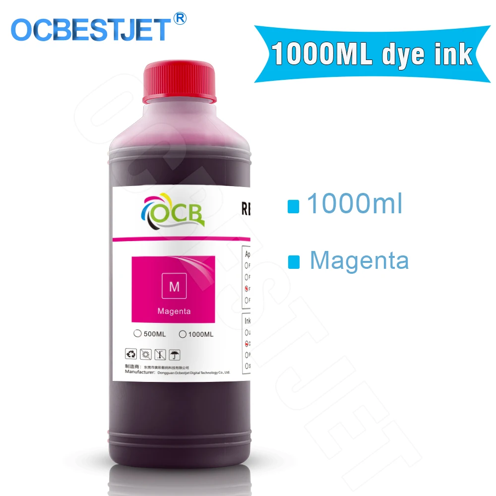 Imagem -05 - Tinta de Tintura para Canon 1000ml Ipf 8000s 9000s 8010s 9010s 8100 9100 Impressora Canon Ipf 8410s 9410s 6400s 6410s