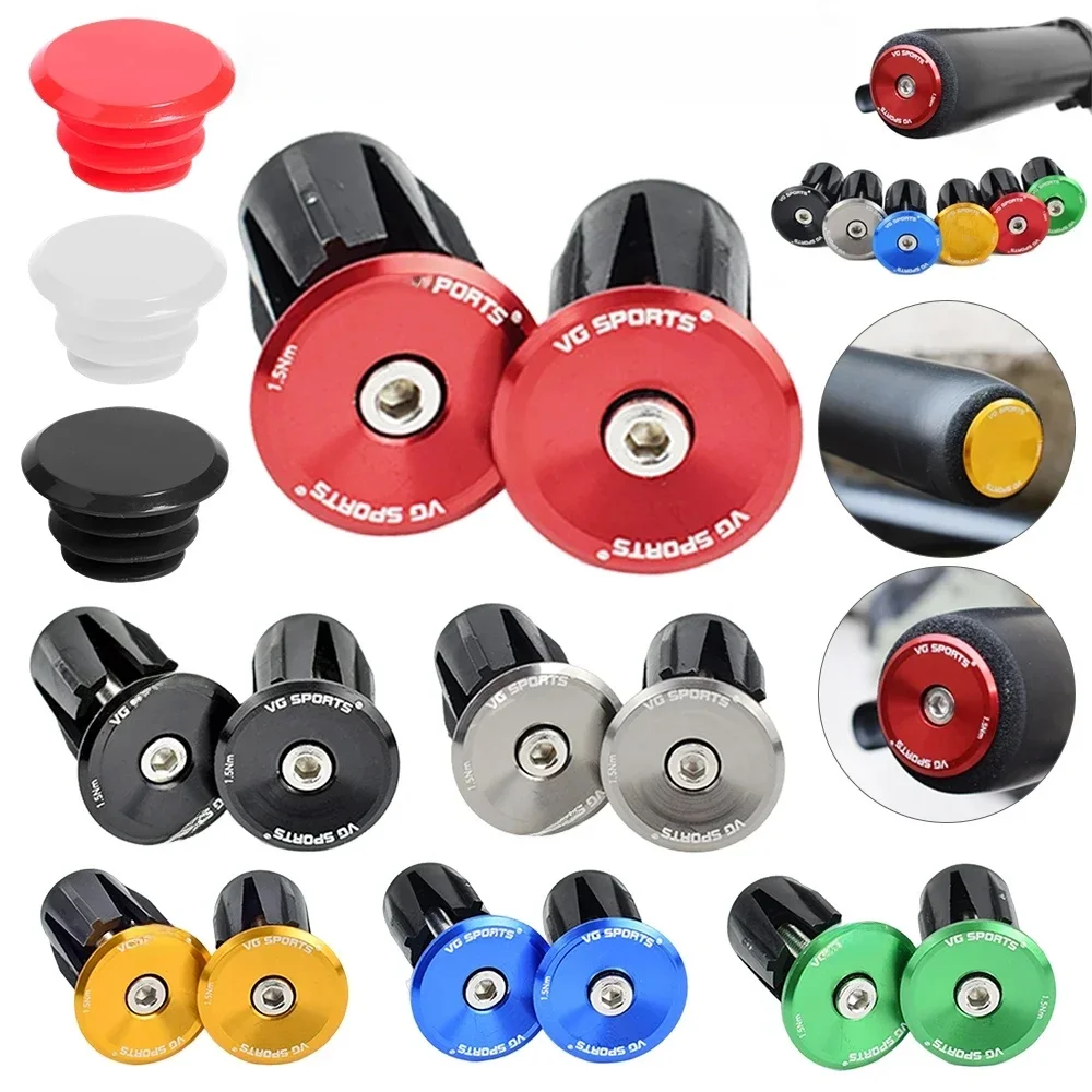 AliExpress UK VG Sports MTB Bike Handlebar Stopper Bicycle Bar End Plug Mountain Bike Grip Handlebar End Cap Handlebar End Plug Cap Cycling Accessory