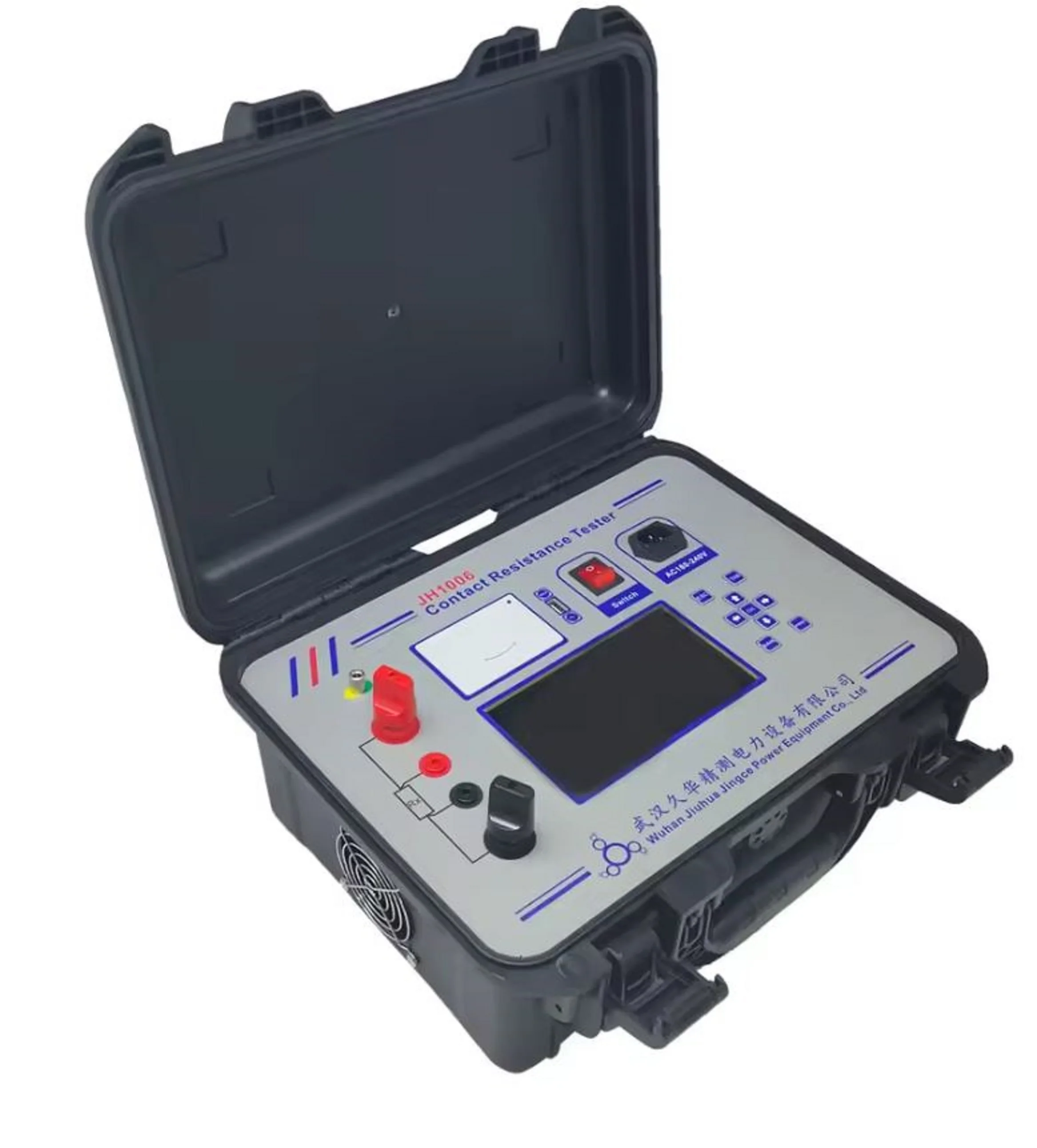 Digital Testing Machine Micro-Ohmmeter Loop Resistancetester with ester Contact Resistance Meter Circuit Switch Tester With LCD