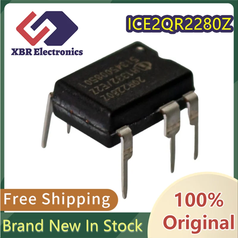 (10/50 Pieces) 2QR2280Z ICE2QR2280Z DIP-7 Power Management Chip - Brand New Original - In Stock