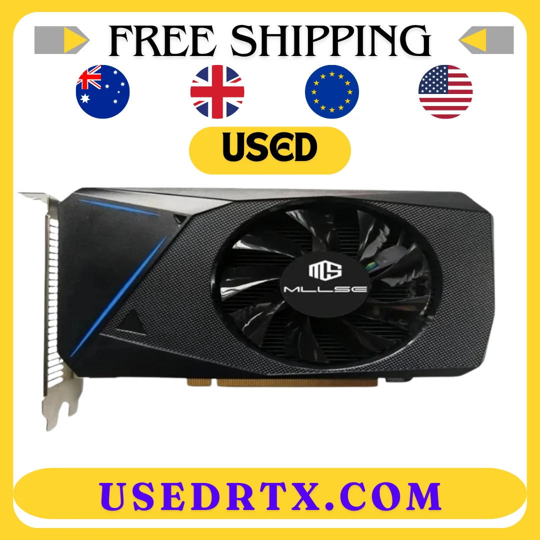 

USED AMD Radeon RX 550 4GB Placa De Video Graphics Card GDDR5 128bit PCI-E X16 HDMI DP DVI rx 550 4gb Desktop Gaming Video Card
